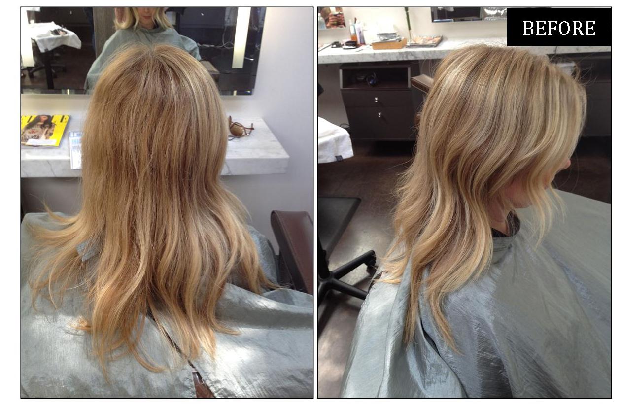 Before And After Cool Blonde Chic Cut Neil George
